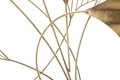 Decoratiune de perete 3D Goxy, Mauro Ferretti, 80x70 cm, fier, auriu