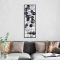 Decoratiune de perete, Camber, Metal, 90 x 32 x 4 cm, Multicolor