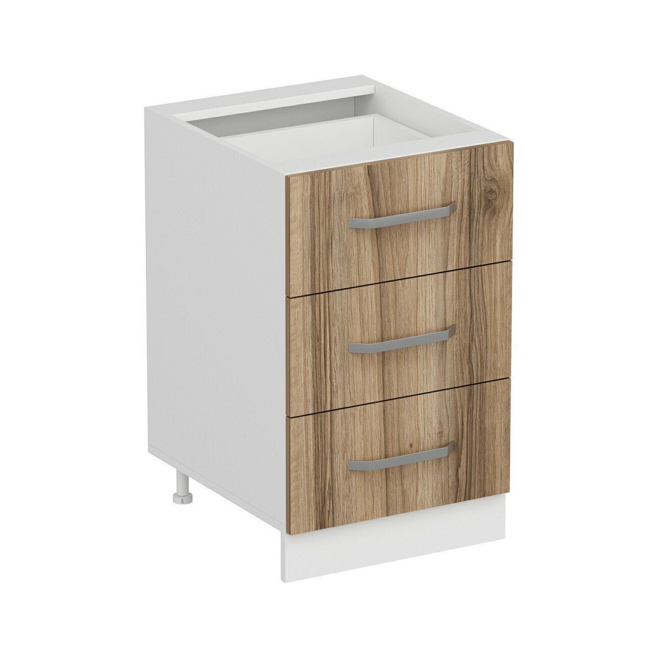 Dulap pentru bucatarie, Hanah Home, Minar, 50x87x58 cm, Alb / Dore — imaginea 4