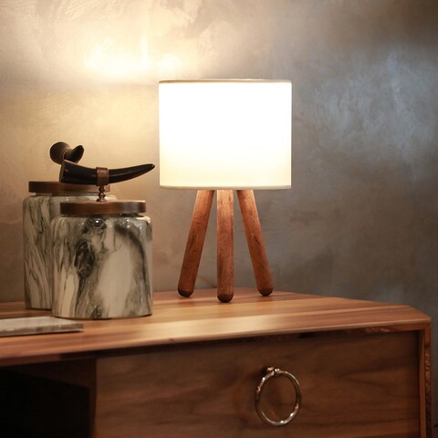 Lampa de masa, ayd-2939, insignio, 19 x 15 x 32 cm, 1 x e27, 60w, crem