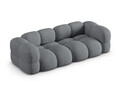 Canapea 4 locuri, Loretto, Cosmopolitan Design, 250x100x68 cm, tesatura structurata, gri