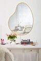 Oglinda cu Iluminare Led, Mirrorland, Glenia, Oglindă indestructibilă cu obturator, Galben