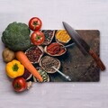 Tocător de sticlă, Hermia, 400FLR1425, Curățare ușoară, Multicolor