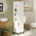 Dulap multifunctional, Locelso, VI1-W, 45x173.6x35.5 cm, Alb