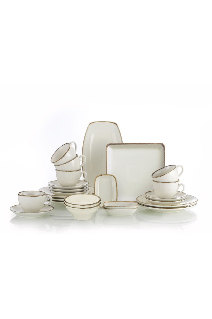 Serviciu de masa Breakfast, Kutahya Porselen, ATTAN30KH801R14, 30 piese, portelan - 1 | YEO