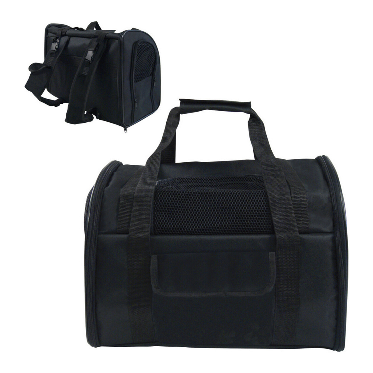 Rucsac pentru animale de companie, Gloria Kangaroo, 5 kg, 41 x 21 x 30 cm, negru