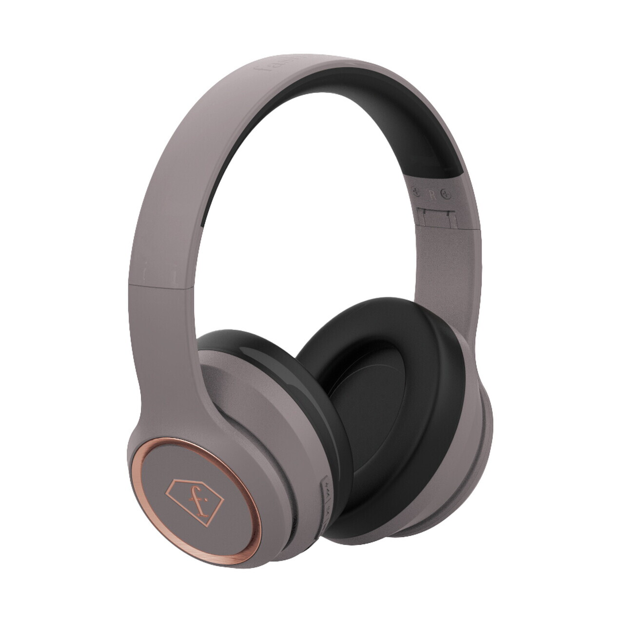Casti wireless ANC Fashion TV, Headphones, 17x18.5x8 cm, taupe - imagine 2