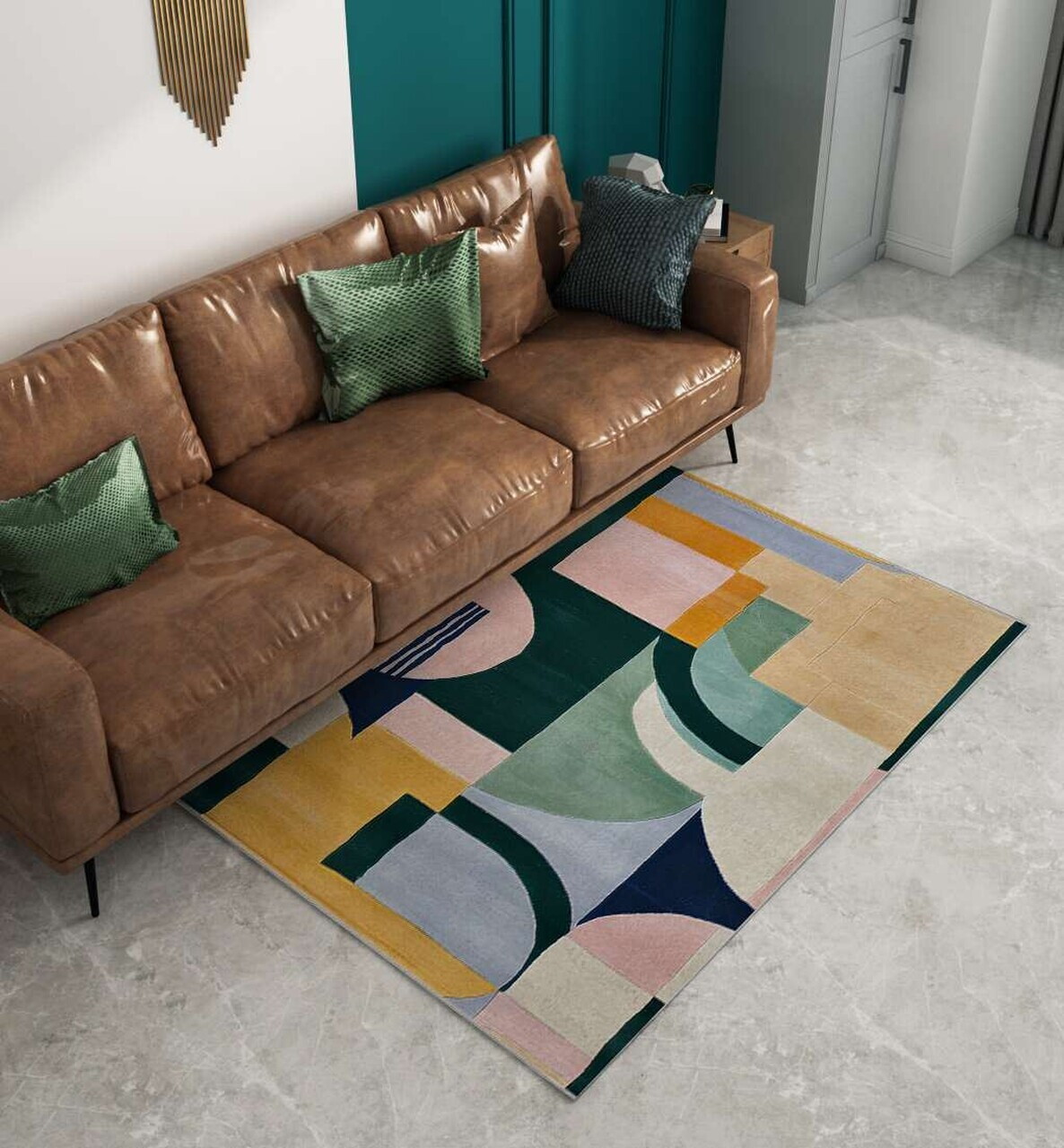 Covor, BSR-1, 180x280 cm, Bumbac/Poliester, Multicolor - view 4