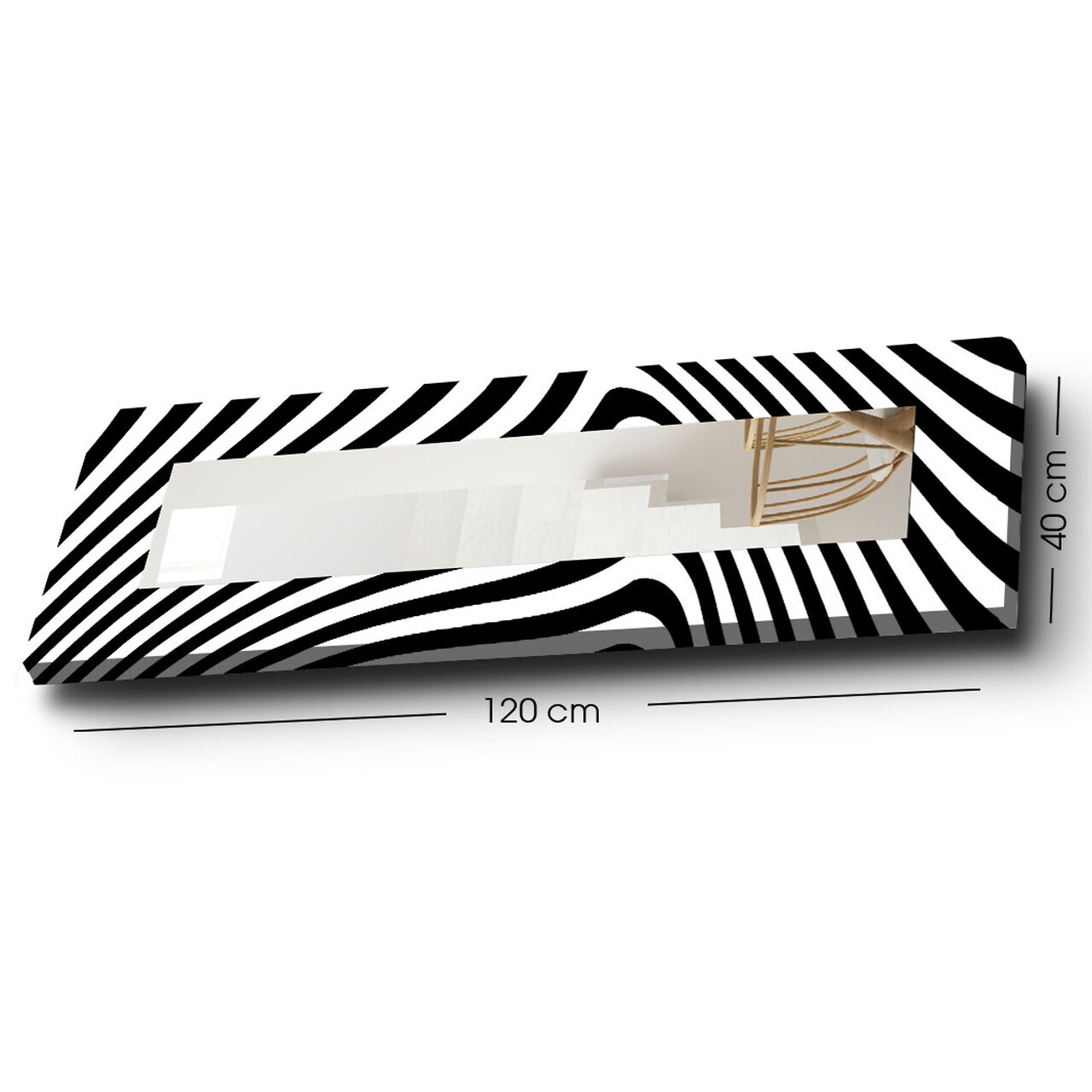 Oglinda decorativa, 40120YMA-35, Dimensiune: 40 x 120 cm, Multicolor — imaginea 4
