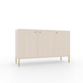 Comoda ADRK, Tili 3D, 124.5x40.8x73.9 cm, PAL laminat, bej
