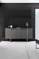 Set mobilier living, Bexley, Luxe, Antracit / Argintiu