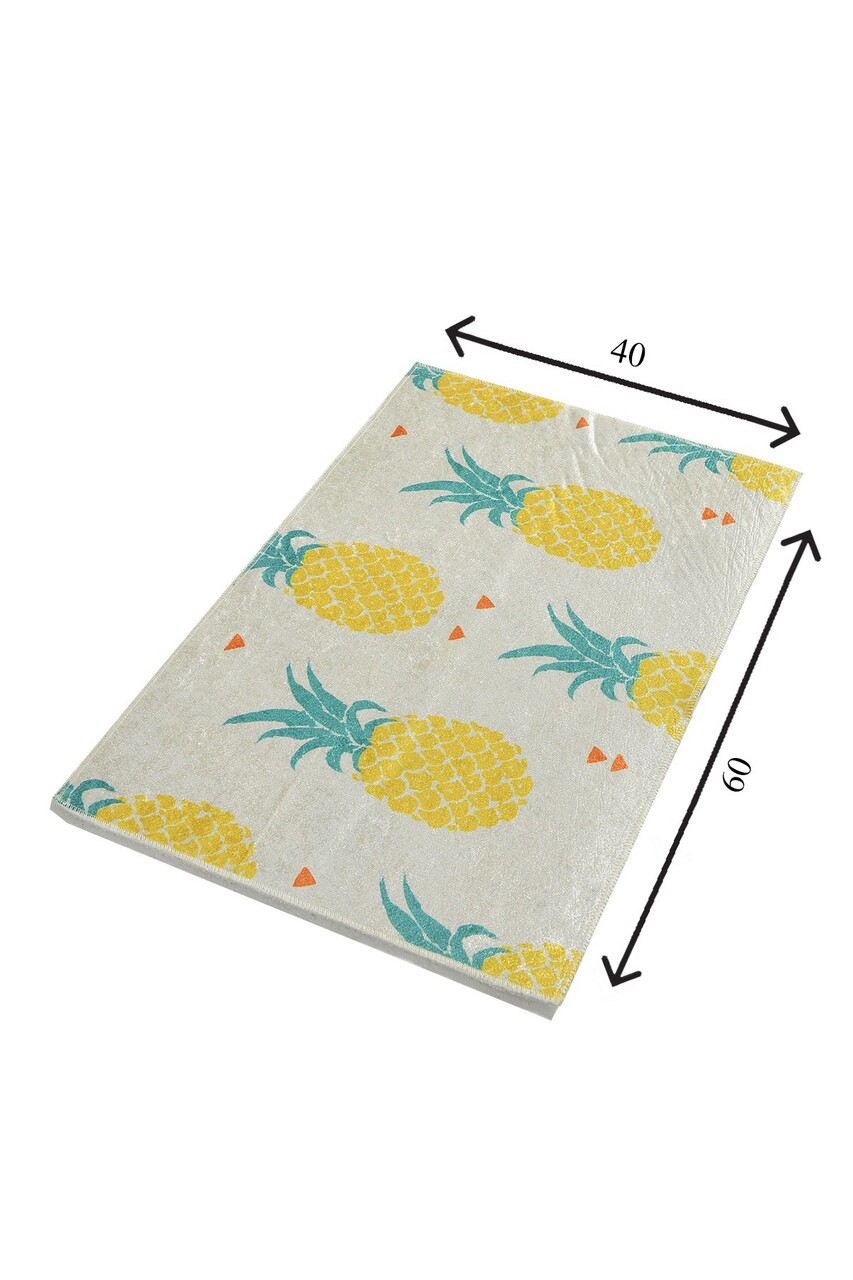 Covoras de baie, L'essentiel Maison, Ananas Djt, 40x60 cm, Multicolor - view 3