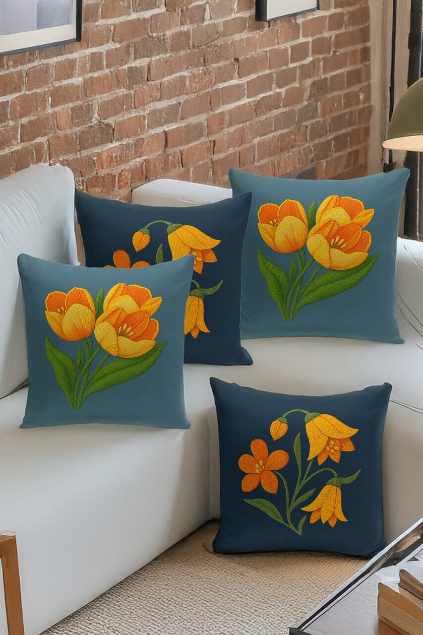 Set fete de perna, Artpnchset4-76, Poliester, Multicolor — imaginea 2