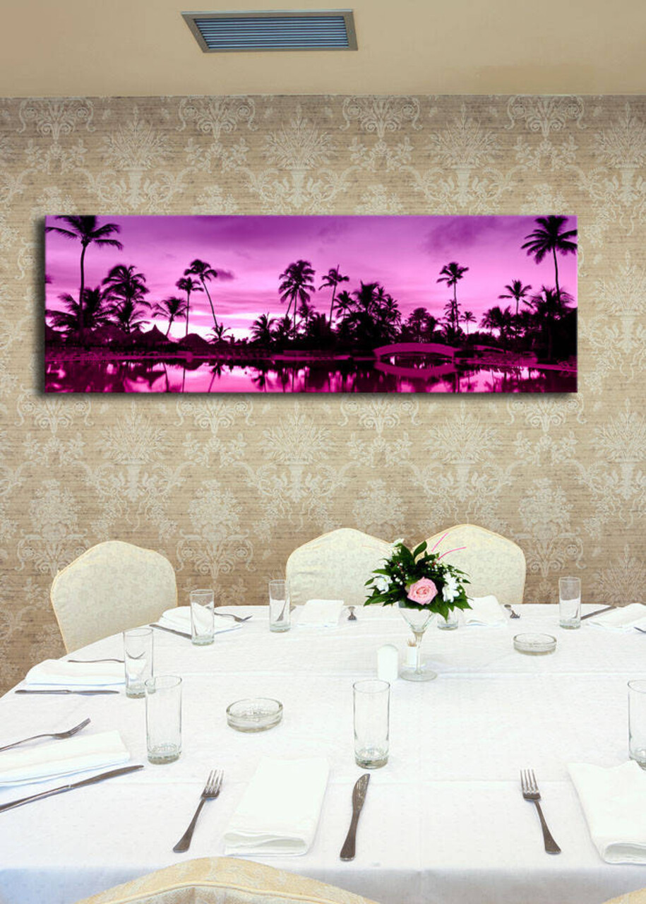Tablou decorativ cu lumina LED, 3090İACT-6, 30 x 90 cm, Multicolor - view 2