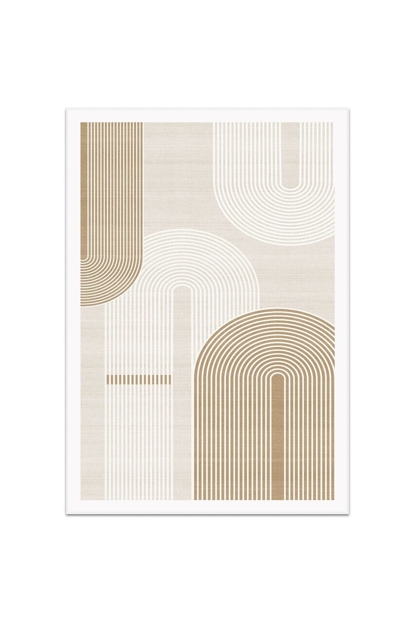 Covor, CLR-7310-HALI-25, 140x200 cm, Poliester, Crem — imaginea 3