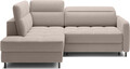 Coltar extensibil stanga 3 locuri ELTAP, LT-18SO, Barea, 208x160x100 cm, lemn/poliester, bej