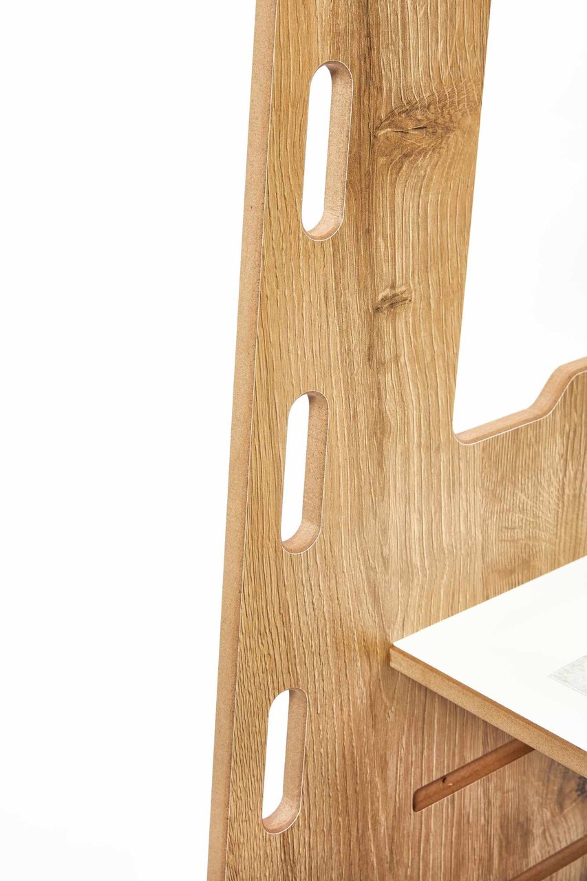 Turn de invatare, Hanah Home, Learning Tower, 40x90x50 cm, Natural/Alb - view 6