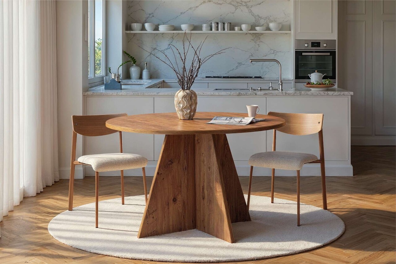 Masa, Hanah Home, Virella, 120x75x120 cm, Maro