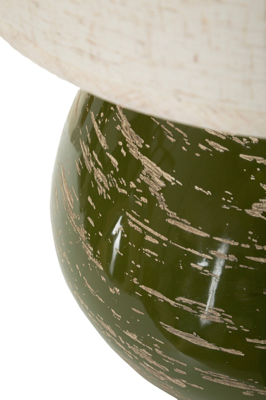 Lampa de masa, Mauro Ferretti, Contemporary Style, 30x49 cm, ceramica/fier, verde — imaginea 3