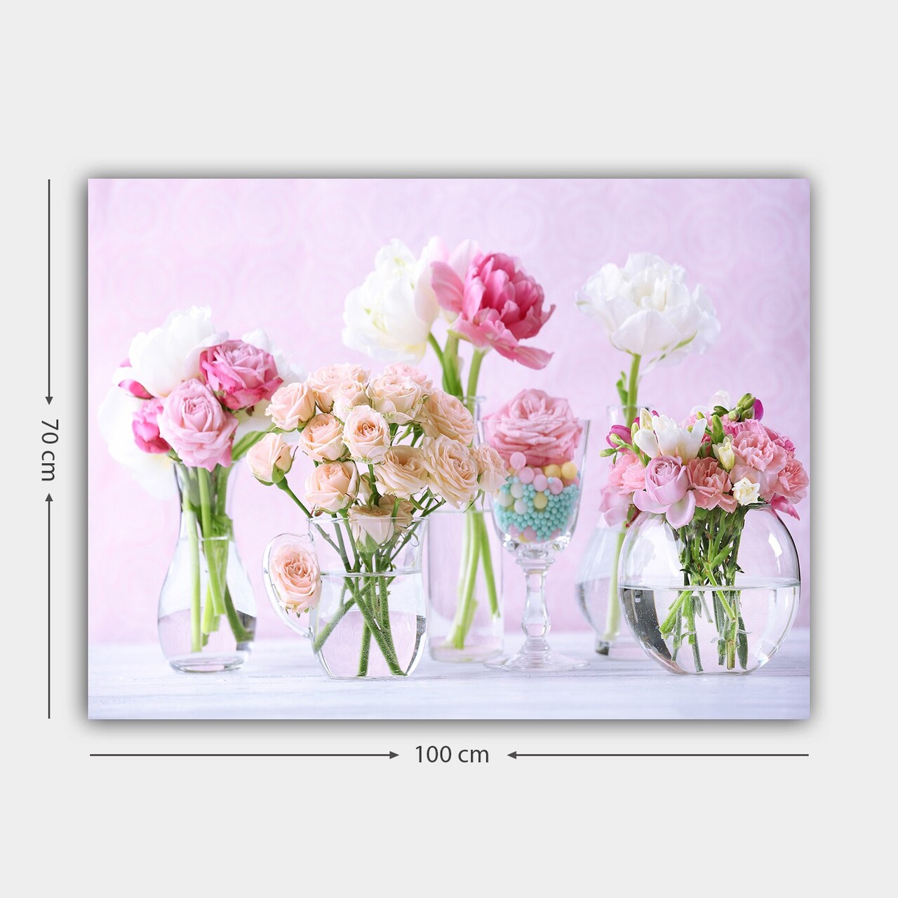Tablou decorativ, 264467765_70100, Cadru: 100% LEMN (grosime: 3 cm), Multicolor - view 3