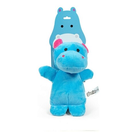 Jucarie de plus pentru caini hippopotamus, gloria, 20 cm, poliester