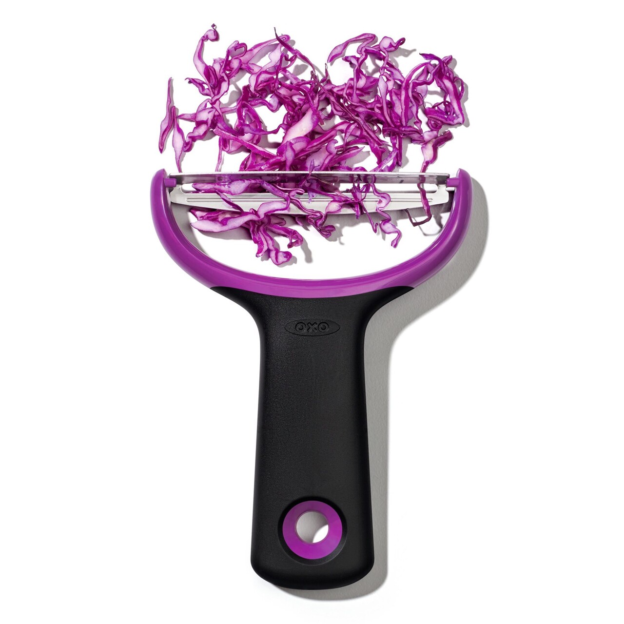 Decojitor mare de legume, inox, Mov, "Good Grips" - OXO - imagine 5