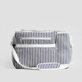 Geanta termica Modern Hamptons, Homla, 43x20x30 cm, poliester/spuma, alb/albastru