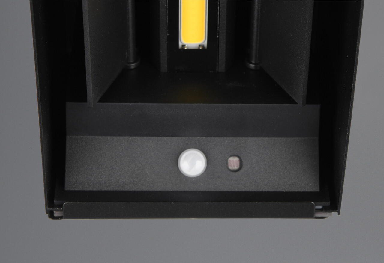 Aplica de perete pentru exterior Talent, RL, 10x10x10.5 cm, 0.5W, 2x SMD, metal, negru mat