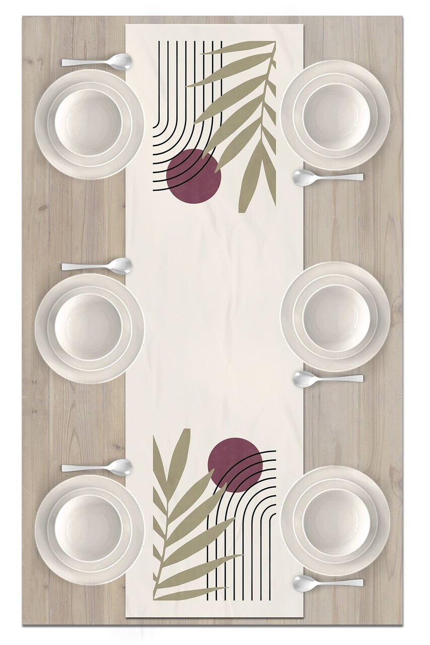Traversa de masa, Artrunmin-185, 40x135 cm, Poliester, Multicolor — imaginea 2