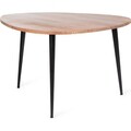 Masuta de cafea Wida, Homla,  75x75x47 cm, MDF/metal, maro/negru