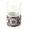 Suport de exterior pentru lumanare, Esschert, Portuguese Hurricane, 11 x 16.8 cm, beton/sticla, multicolor