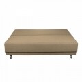 Canapea Extensibila Roma Lux Cappuccino 205x90x86 cm + lada de depozitare