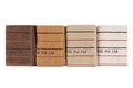 Set 4 prosoape 407, Beverly Hills Polo Club, 50x90 cm, bumbac, caramel/maro/alb/crem