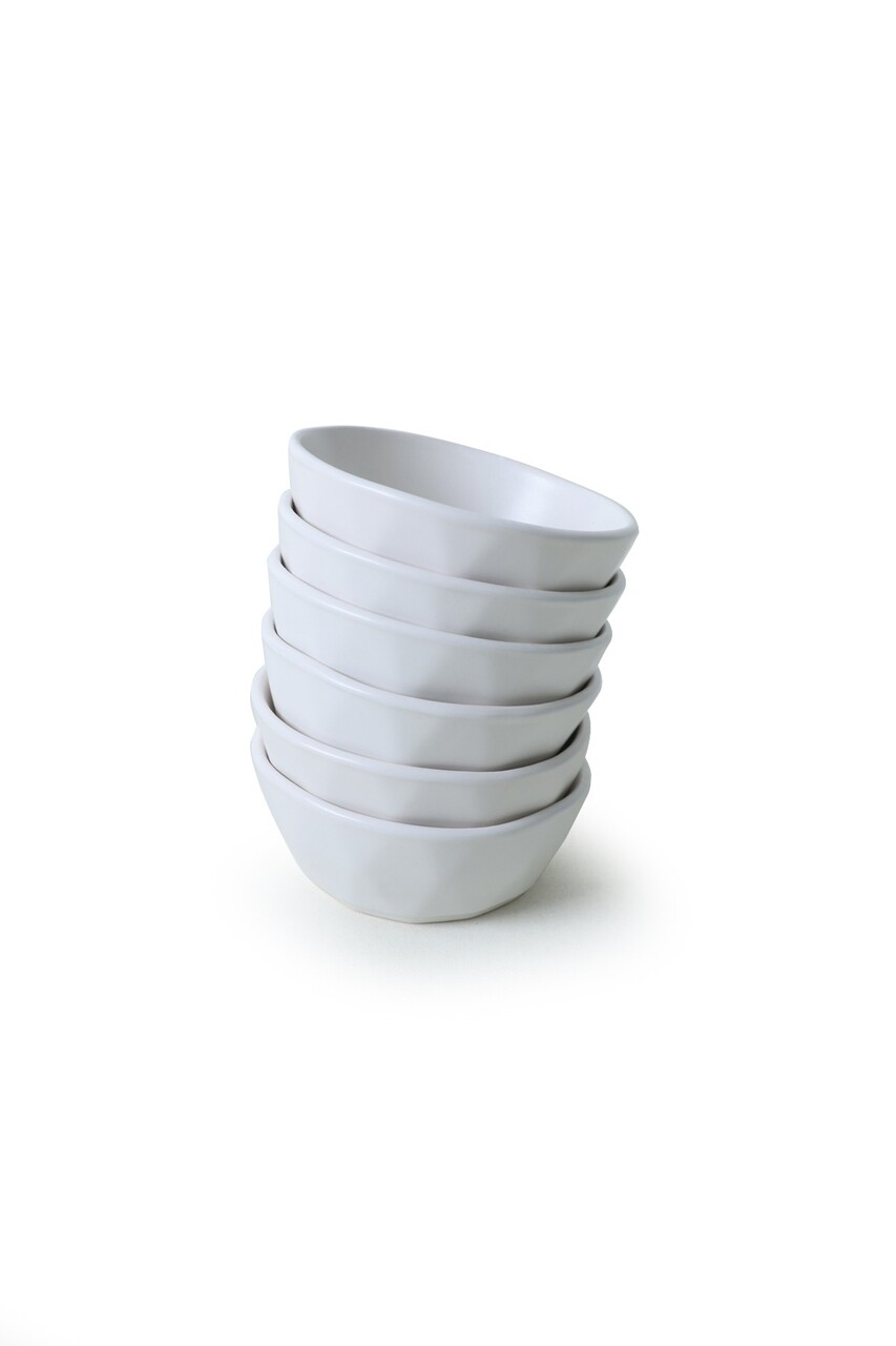 Set de boluri pentru aperitive (6 piese), L'essentiel Maison, 275KRM2427, Antibacterian, Alb - view 7