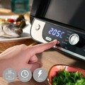 Friteuza cu aer cald cu gratar, accesorii si carte de retete InnovaGoods, Air Fryer Fryinn 12-in-1 6000, 6 L, 3400 W, negru