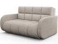 Canapea extensibila 3 locuri ELTAP, Deverio, 154x103x83 cm, lemn/poliester, bej deschis