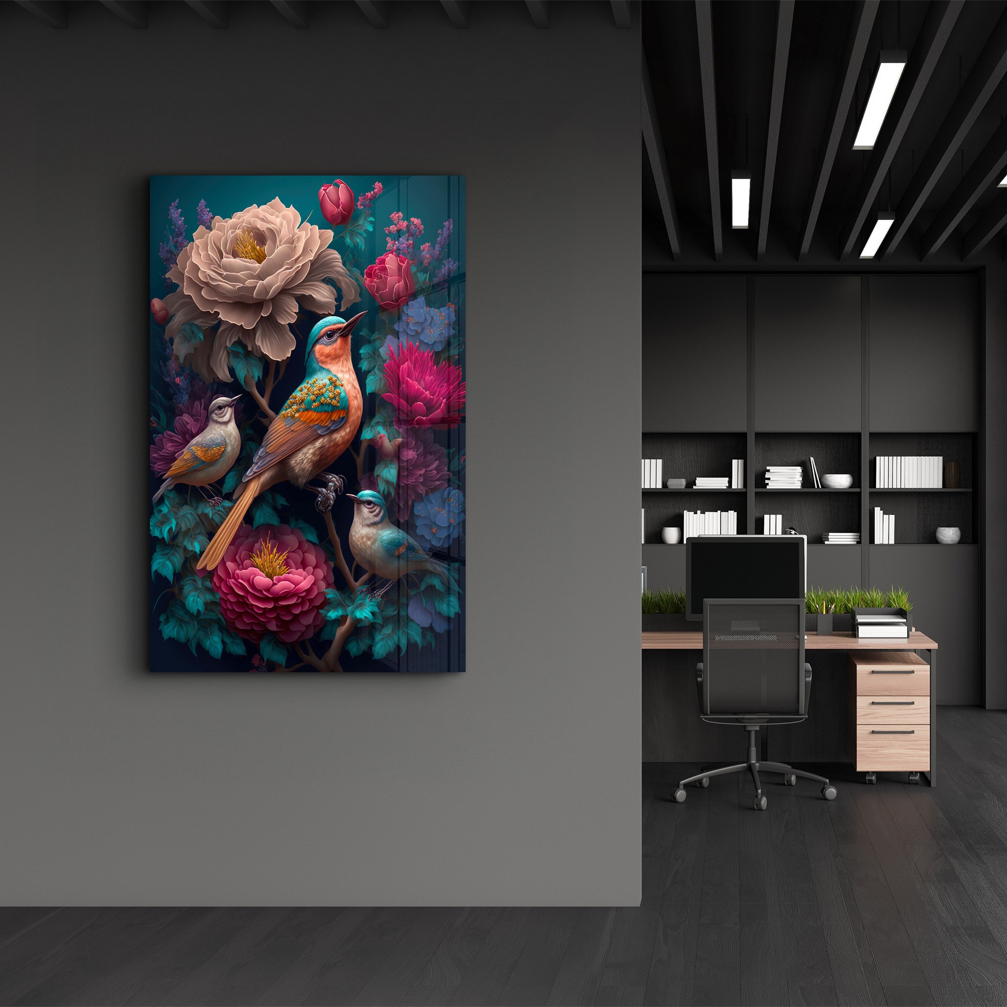 Tablou decorativ, SPR-1310, Dimensiuni: 70 x 110 cm, Multicolor