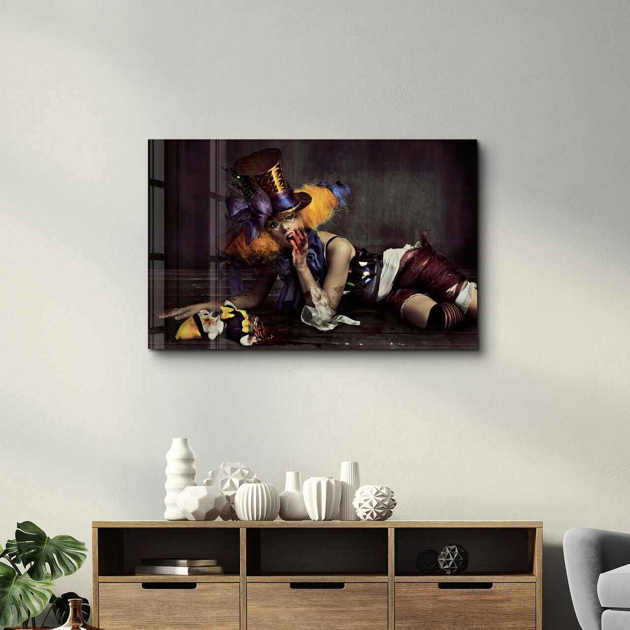 Tablou decorativ, CAM-1013, Dimensiuni: 70 x 110 cm, Multicolor — imaginea 2