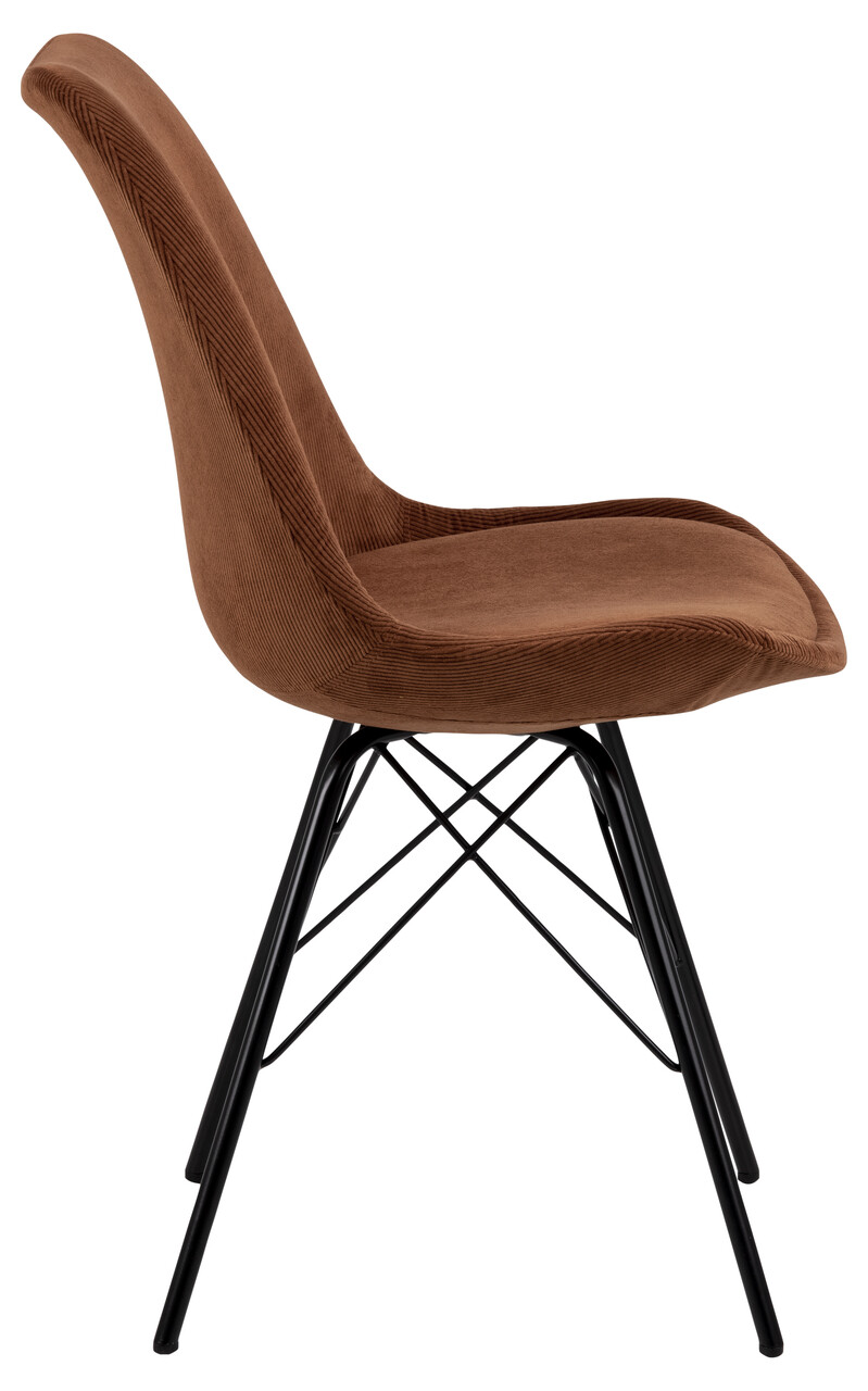 Scaun Eris, Actona, 48.5x54x85.5 cm, tesatura corduroy/otel, cupru - view 8