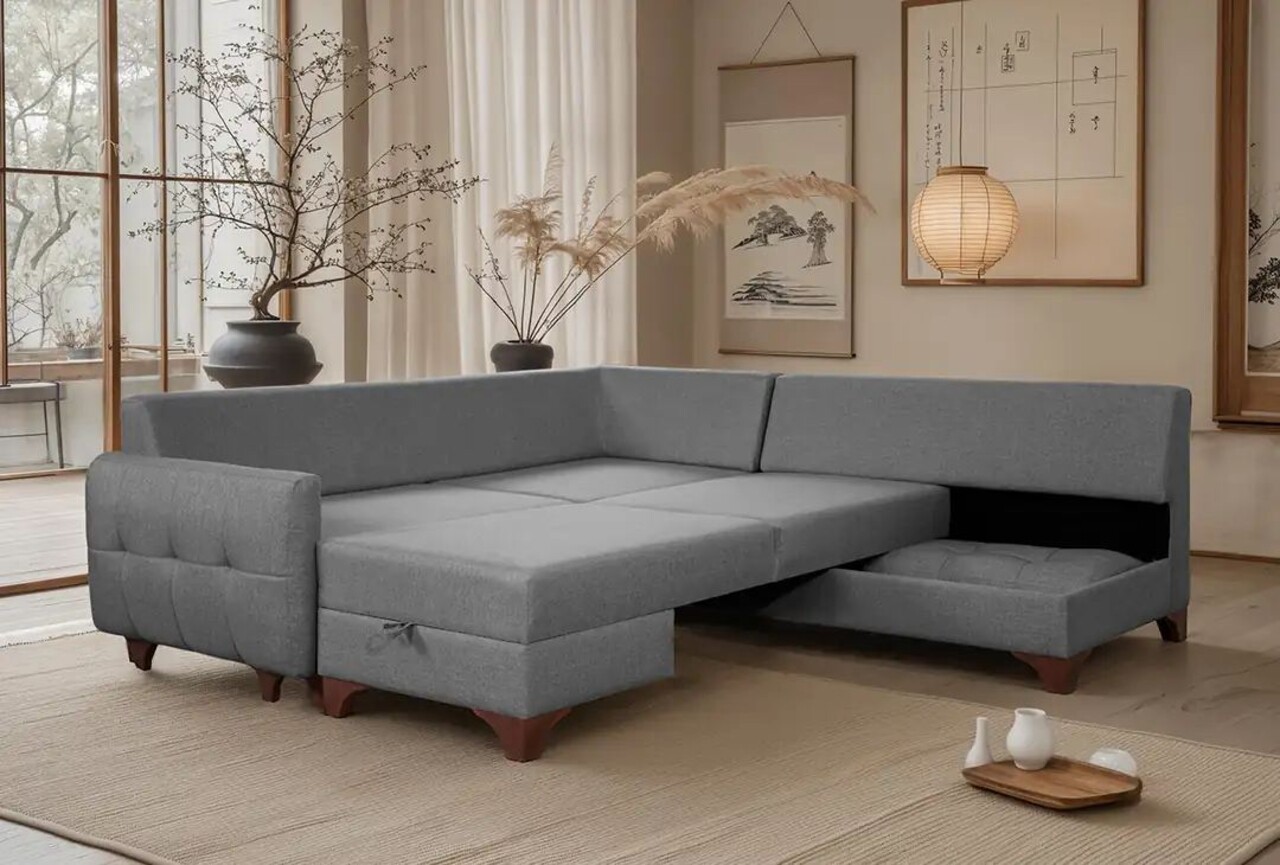 Coltar, Atelier del Sofa, 752EST1306, Lemn de carpen;PAL, Gri - view 3