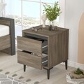 Set pentru dormitor, Locelso, Young AR15-CA, 2 piese, pal melaminat, maro/antracit
