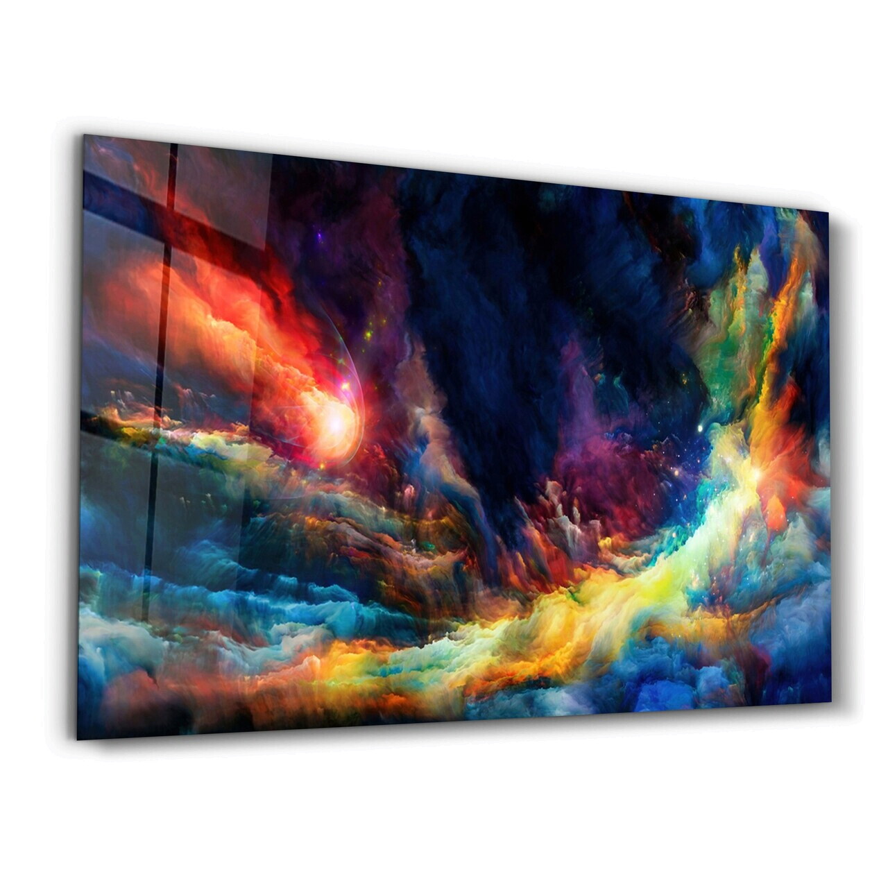 Tablou decorativ, CAM-3088, Dimensiuni: 70 x 110 cm, Multicolor — imaginea 5
