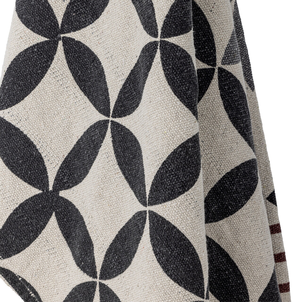 Pled, Bloomingville, Forma, 130x160 cm, amestec bumbac, natural - imagine 4