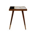 Oglinda decorativa, Siam, Ozze, 60x60x2.2 cm, MDF , Negru