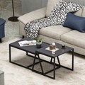 Masuta de cafea, Inarch, Minimal, 75x38x50 cm, Antracit