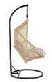 Leagan pentru gradina/terasa Martinica, Bizzotto, D95x196 cm, otel/poliester impermeabil, bej/natural