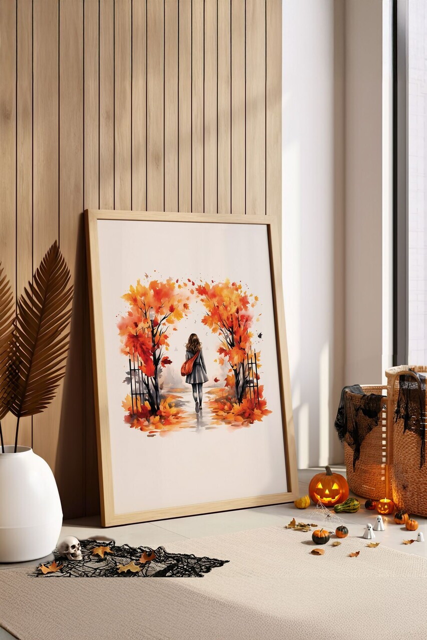 Tablou decorativ, Arthllwnmodel24-3348, MDF, Multicolor — imaginea 2