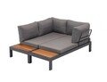 Set mobilier de gradina, Clara, Verona Wood, Cadru: 100% ALIMINIUM, Multicolor