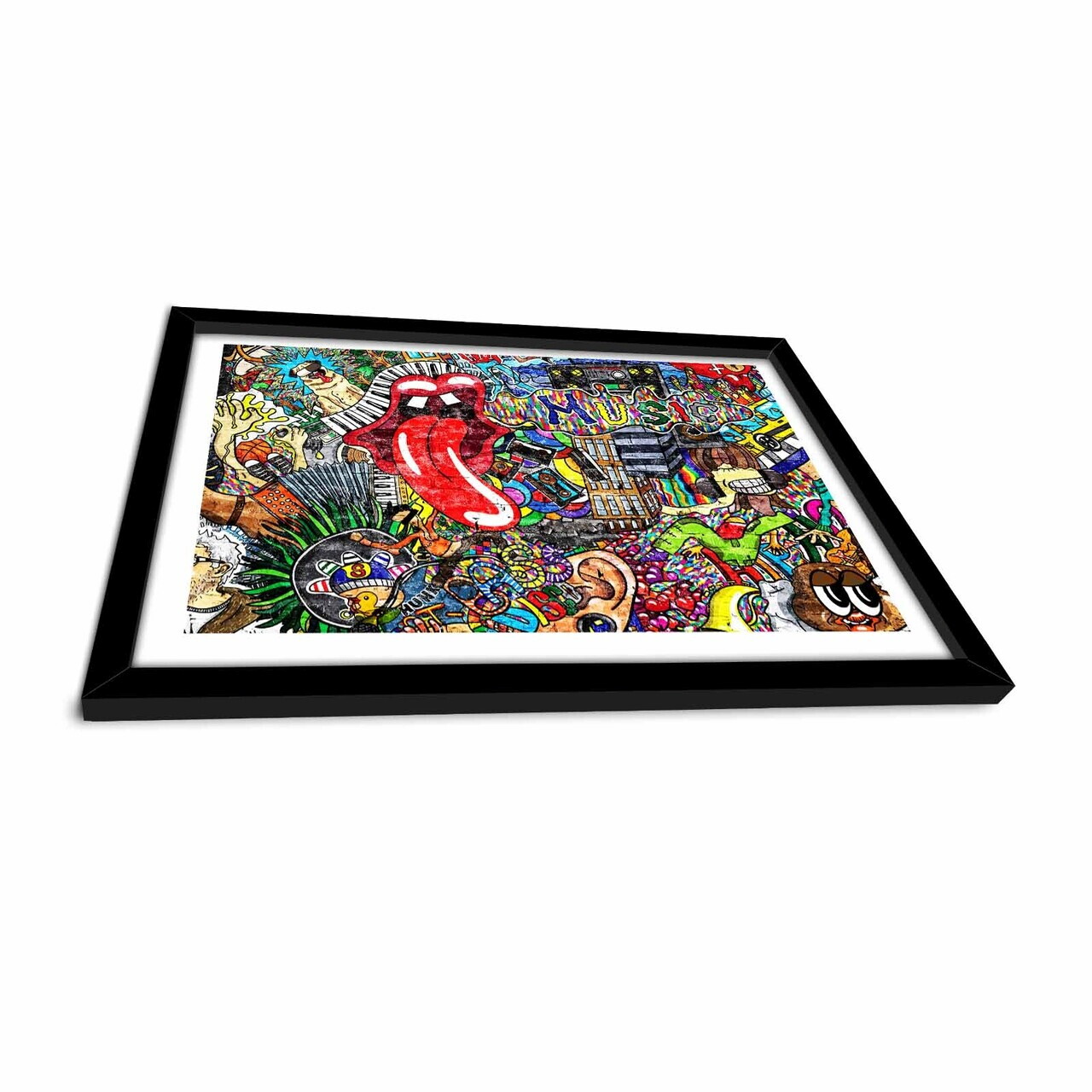 Tablou decorativ, 3550POP-009, Grosimea cadrului: 20 mm, Multicolor — imaginea 3