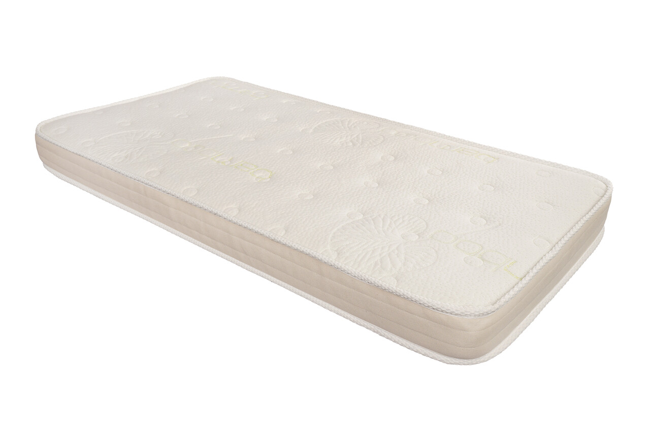 Saltea Green Future NATURE KIDS, 70x140 cm, H 10 cm, husa cu fibre de bambus si structura cu spuma latex - 1 | YEO